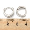 Brass Hoop Earrings EJEW-L211-002P-2