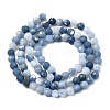Natural Blue Opal Beads Strands G-P603-C-4mm-04-3