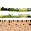 Natural Serpentine Beads Strands G-L624-G13-12x5mm-5