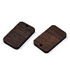 Natural Wenge Wood Pendants WOOD-T023-33B-01-3