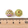 Brass & Alloy & Rhinestone Enamel Beads RB-CBA973B-11C-G-3