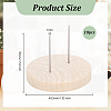 Wooden Crochet Doll Base Support Rack WOOD-WH0131-20B-2