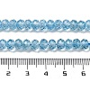 Natural Blue Topaz Beads Strands G-B088-D05-03-5