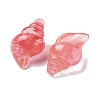 Cherry Quartz Glass Carved Figurines DJEW-L023-H02-2