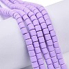 Polymer Clay Bead Strands X-CLAY-T001-C15-1