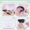 200Pcs Non-Woven Fabric Disposable Neck Collar Sweat Pads AJEW-WA0001-81A-3