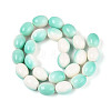 Spray Painted Synthetic Turquoise Beads Strands TURQ-T004-15A-2