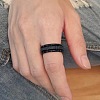 201 Stainless Steel Finger Rings for Unisex WG511F1-08-2
