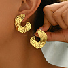 Elegant Stainless Steel Stud Earrings VF4299-8-5