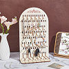 Arch Shaped Plywood Jewelry Organizer Display Stands for Bracelets Necklaces Display Cards AJEW-WH0604-76-4