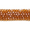 Transparent Electroplate Glass Beads Strands LS-EGLA-A039-T2mm-A28-1