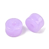 Two-Color Opaque Acrylic Imitation Gemstone Beads AC-CBA3EFE-02O-3