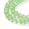 Electroplate Glass Beads Strands LS-EGLA-A034-T8mm-L17-3