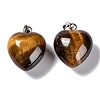 Natural Tiger Eye Pendants G-I311-A07-2