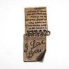 Ideas for Valentines Day Gifts for Him Zinc Alloy Love Note Pendants PALLOY-A15463-AB-FF-3