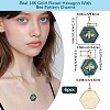 6Pcs Brass Enamel Charms KK-BBC0020-70-2