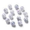 Two Tone Opaque Acrylic Beads LS-SACR-P024-01B-W11-1