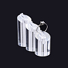 Acrylic Jewelry Finger Ring Displays Stand Set RDIS-WH0006-15B-2