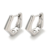 Brass Hoop Earrings EJEW-L211-010S-P-1