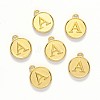 Alloy Pendant Cabochon Settings For Enamel PALLOY-YW0001-10KCG-5