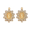 304 Stainless Steel Rhinestone Pendants RB-CBADC81-15G-01-1