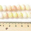 Electroplate Glass Beads Strands LAMP-S068-11G-4
