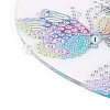 DIY Diamond Painting Hanging Woven Net/Web with Feather Pendant Kits DIY-I084-11-4