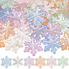 36Pcs 6 Colors Luminous Transparent Acrylic Beads OACR-SC0002-79-1