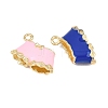 Alloy Enamel Pendants FIND-B062-15G-02-2