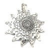 Tibetan Style Alloy Big Pendants FIND-D037-02AS-01-1