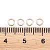 Brass Closed Jump Rings KK-D257-01RG-07-3