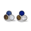 304 Stainless Steel Stud Earrings EJEW-K281-12P-2