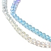 Transparent Gradient Color Glass Beads Strands LS-GLAA-H021-01A-19-3