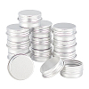 Round Aluminium Tin Cans CON-WH0079-14-1