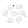 Transparent Glass Enamel Beads LAMP-U004-06-08-1