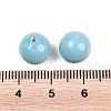 Electroplate Opaque Glass Beads GLAA-A044-01B-3