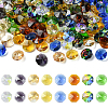 60Pcs Electroplate Glass Links Connectors EGLA-YW0005-60E-2