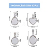 DICOSMETIC 8Pcs 4 Styles Natural Freshwater Shell Charms KK-DC0003-26-2