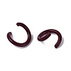 Spray Painted Iron Open Jump Rings IFIN-T017-04B-03-3