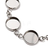 Non-Tarnish 304 Stainless Steel Bracelet Making SA-CBAFBB7-02P-A-2