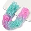 Transparent Painted Glass Beads Strands X1-DGLA-A034-T4mm-A10-1