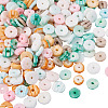 200Pcs 10 Colors Natural Shell Beads Strands BSHE-TA0001-19-3