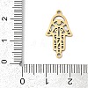 201 Stainless Steel Religion Laser Cut Connector Charms STAS-F316-37G-3