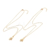 Rack Plating Alloy Hand Pendant Necklaces Sets NJEW-B081-11C-3