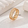 Elegant Cloud Pattern Brass Cubic Zirconia Ring for Women Casual Vacation Wear NW6172-3-1