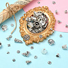 Tibetan Style Alloy Bead Caps TIBE-YW0001-71-5