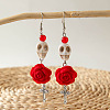 Halloween Alloy & Acrylic & Resin & Glass Dangle Earrings FS-WGA02EE-17-1