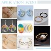 6 Rolls 6 Style Round Copper Jewelry Wire CWIR-FG0001-01A-6