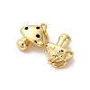 Brass Pave Cubic Zirconia Charms KK-Q098-24G-2