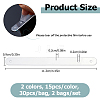 2 Bags Transparent Acrylic 3-Hole Earring Try-On Stick ODIS-HS0001-01-2